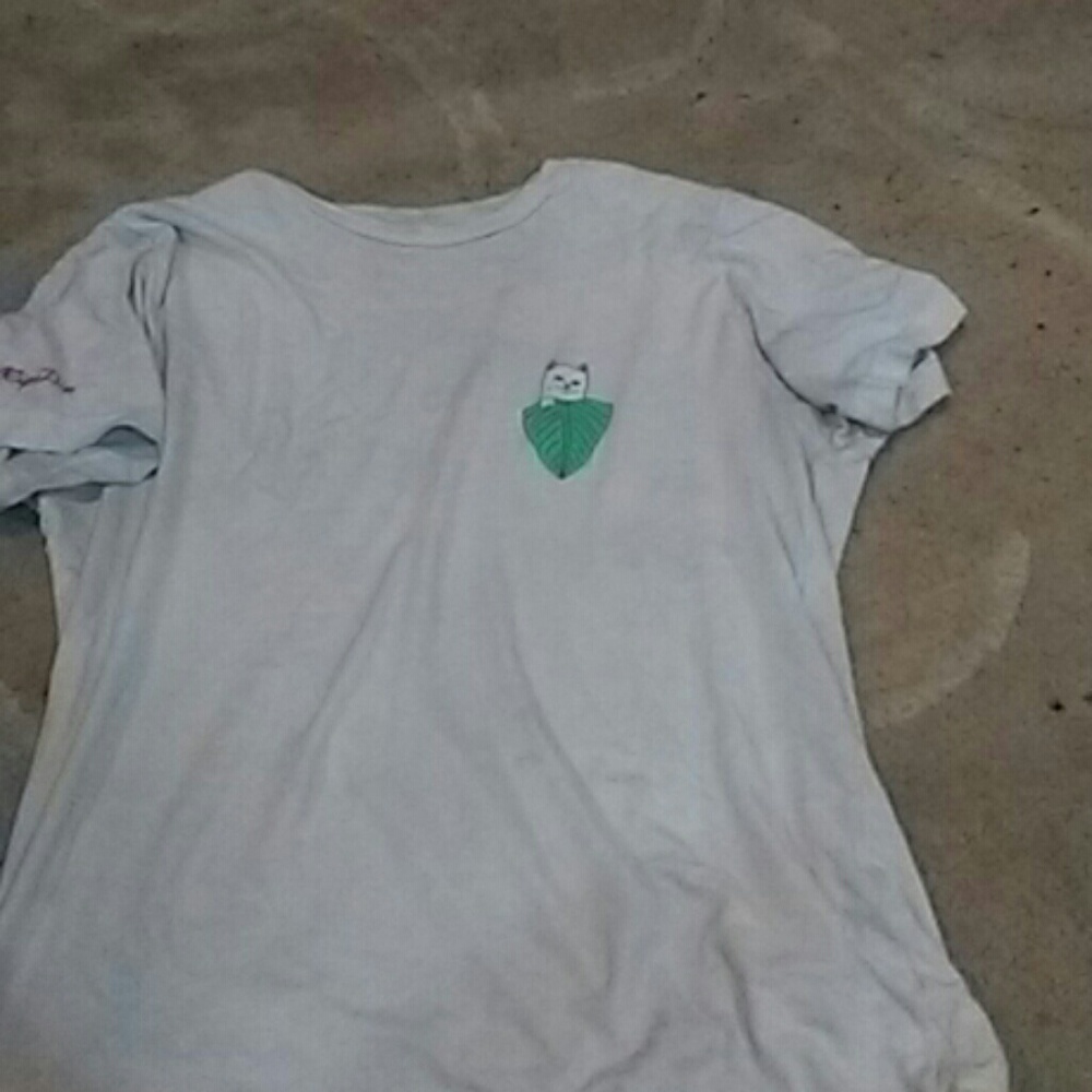 White frida kahlo ripndip tee shiet